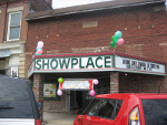 Outside the Andover Showplace Theater at night